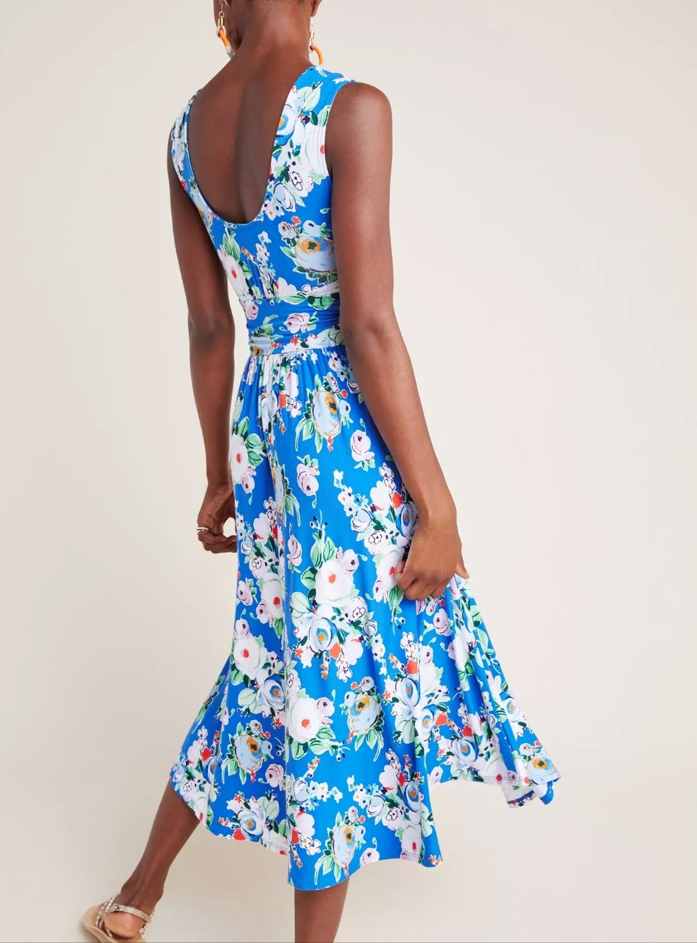 Anthropologie Maeve Kyla Floral Midi Dress - Picture 3 of 11